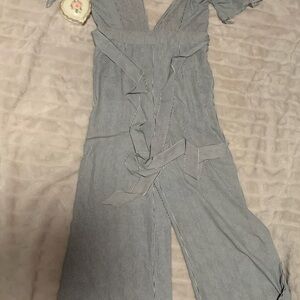 Striped Jumpsuit
